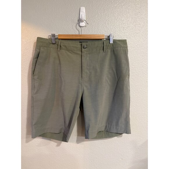 Faherty Men's All Day Shorts Size 36 Gray Casual Recycled Blend Performance - Picture 7 of 9